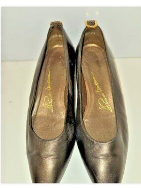 Thomas Wallace Brown Leather Pointed Toe Flats | Minimalist Work Shoes Size 7